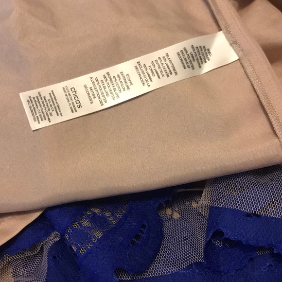 Chico’s Lace Sleeveless Fit and Flare Dress - Picture 6 of 8